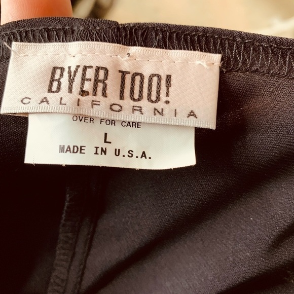 NWT Byer Too California Sleeveless Black Large Dress Long Maxi fit like S/M - Picture 9 of 11